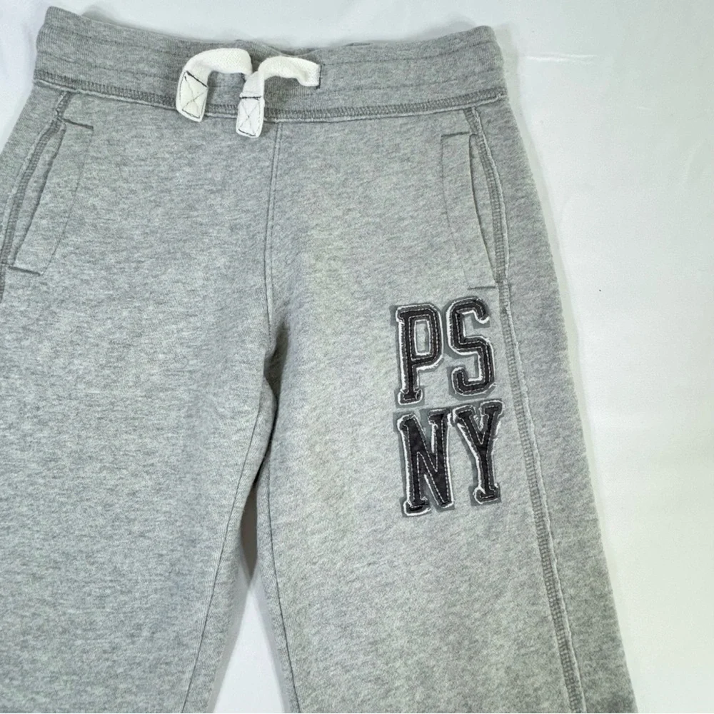P.s. Aeropostale Kids Fleece Lined Gray Drawstring Sweatpants